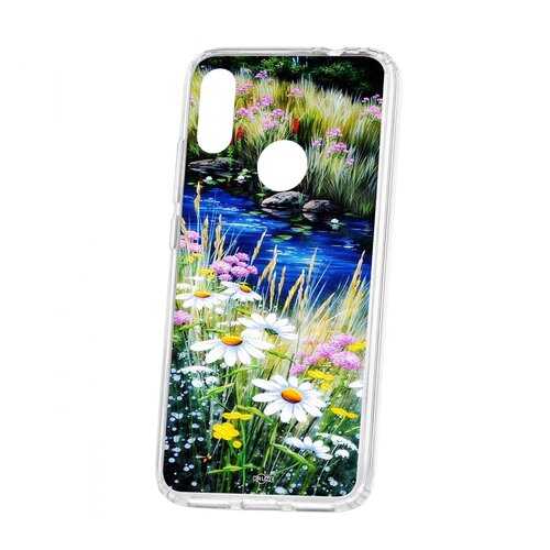 Чехол Kruche Xiaomi Redmi Note 7 Print Ромашки у ручья в Залог успеха