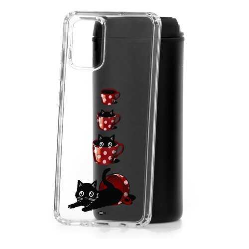 Чехол Samsung Galaxy A51 Kruche Print Котенок в чашке в Залог успеха