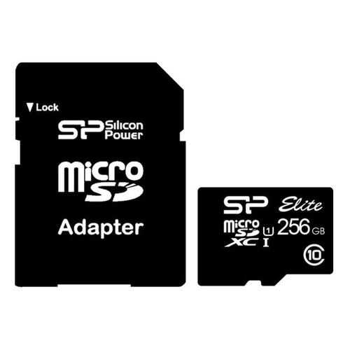 Карта памяти Silicon Power microSDXC 256Gb Class10 (SP256GBSTXBU1V10) Elite в Залог успеха