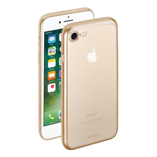 Накладка Deppa Gel Plus для Apple iPhone 7/8 Gold в Залог успеха