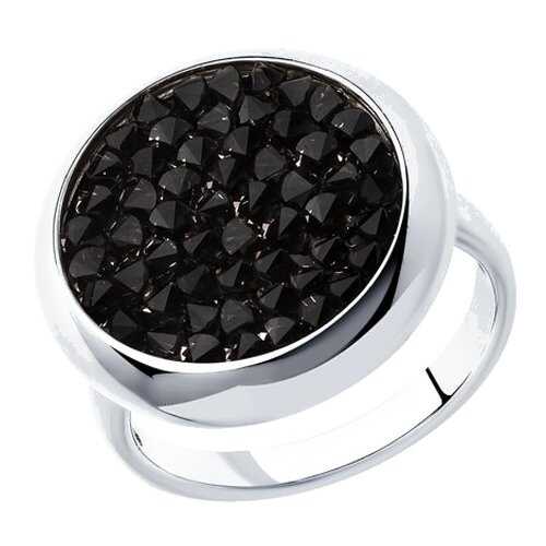 Серебряное кольцо женское с кристаллами Swarovski SOKOLOV 94012428 р.19 в Залог успеха