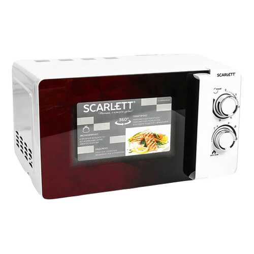 Микроволновая печь соло Scarlett SC-MW9020S04M white/black в Залог успеха