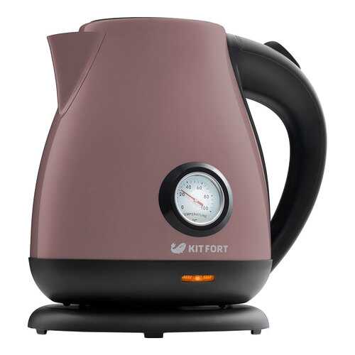 Чайник электрический Kitfort КТ-642-4 Black/Brown в Залог успеха
