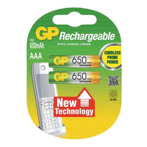 Аккумуляторная батарея GP Batteries 65AAAHC-2CPCR2 2 шт в Залог успеха