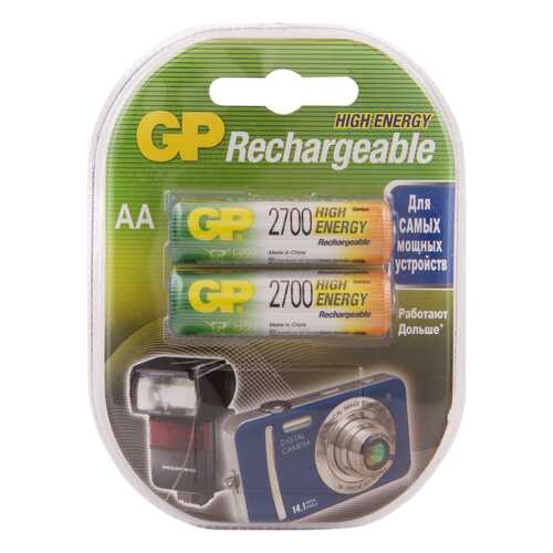 Аккумуляторная батарея GP Batteries GP 270AAHC-2DECRC2 2 шт в Залог успеха
