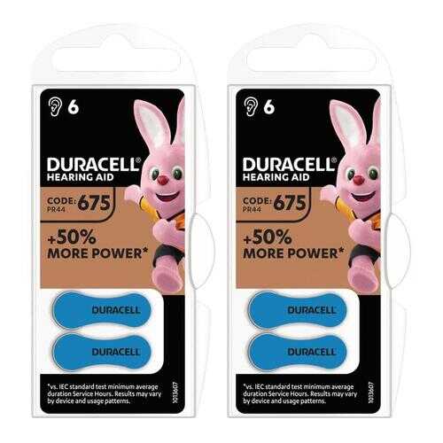 Батарейка Duracell 675 6шт в Залог успеха