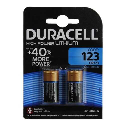 Батарейка Duracell CR123A-2 3V 2 шт в Залог успеха