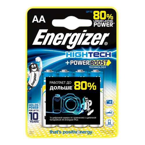 Батарейка Energizer Power Boost High Tech AA-LR06 4 шт в Залог успеха