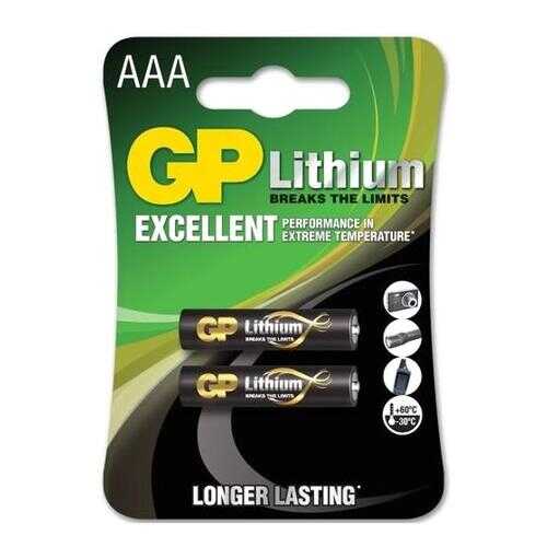 Батарейка GP Lithium FR03-2BL 1.5V в блистере 2шт в Залог успеха