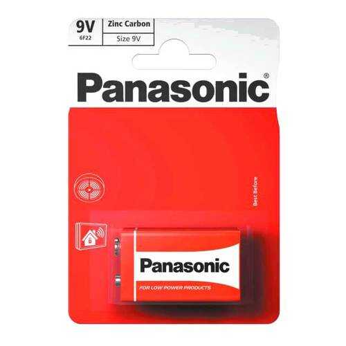 Батарейка Panasonic Zinc Carbon 6F22RZ 1 шт в Залог успеха