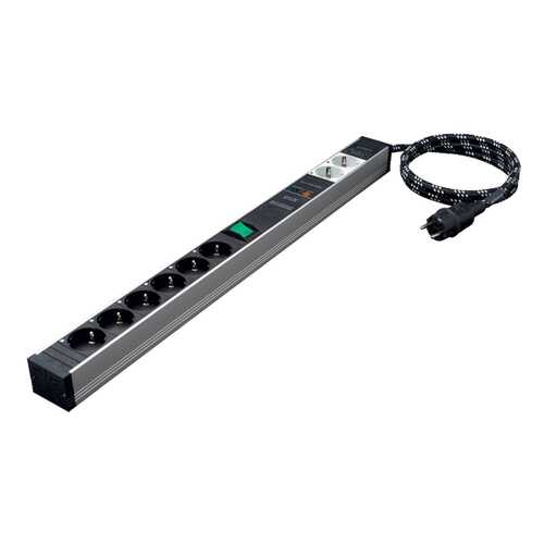 Сетевой фильтр In-Akustik AC-2502-SF8, 6 розеток, 1,5 м, Silver/Black в Залог успеха