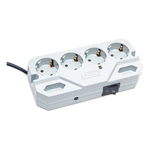 Сетевой фильтр MOST Compact СHV 6, 6 розеток, 5 м, White в Залог успеха