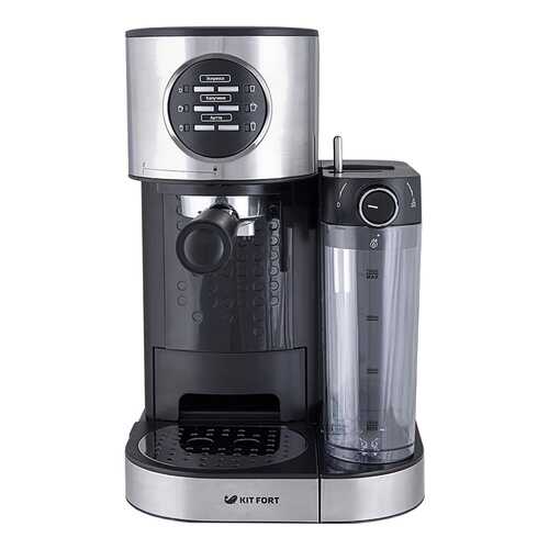 Рожковая кофеварка Kitfort КТ-703 Silver/Black в Залог успеха