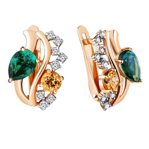 Серьги Aquamarine 44856533А в Залог успеха