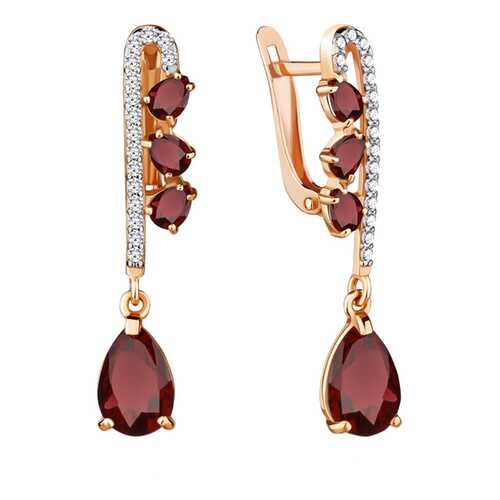 Серьги Aquamarine 4700803А.6 в Залог успеха