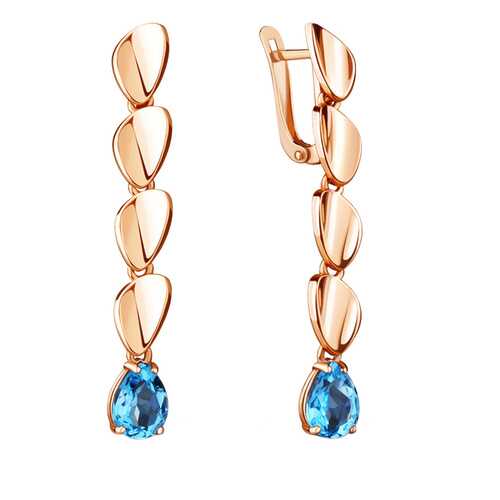Серьги Aquamarine 4722505.6 в Залог успеха