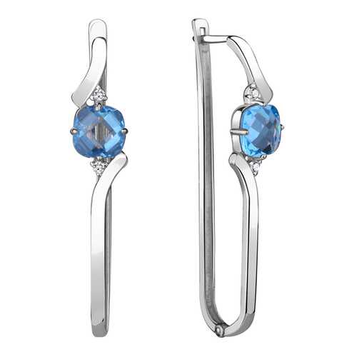 Серьги Aquamarine 4725592А.5 в Залог успеха