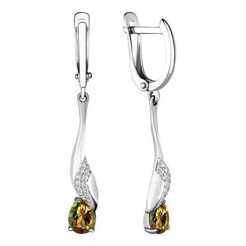 Серьги женские Aquamarine 4449319А.5_OS_2,67гр. в Залог успеха