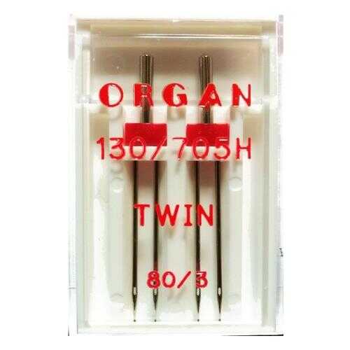 Иглы Organ двойные 2-80/3 в Залог успеха