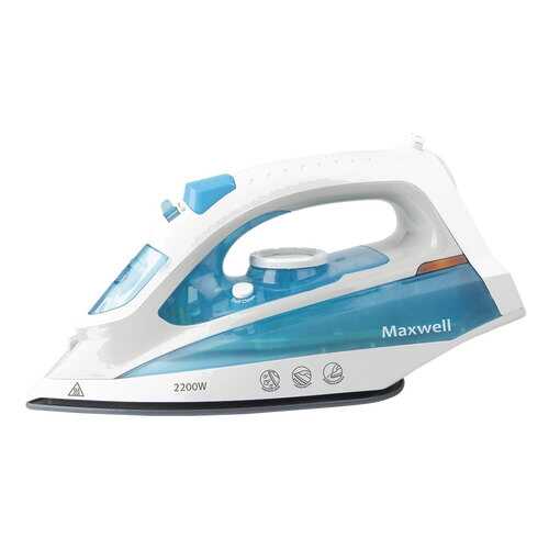 Утюг Maxwell MW-3055 White/Cyan в Залог успеха