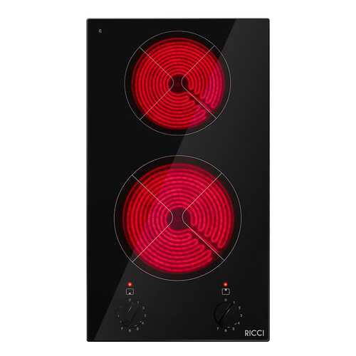 Встраиваемая варочная панель электрическая RICCI KS-T23011R Black в Залог успеха