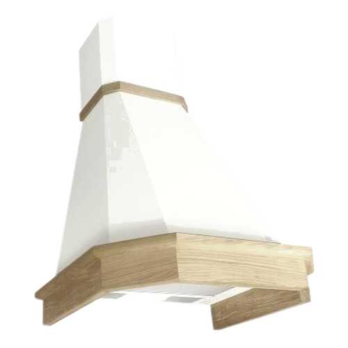 Вытяжка купольная Elikor Камин Грань 60П-650-П3Л White/Beige в Залог успеха