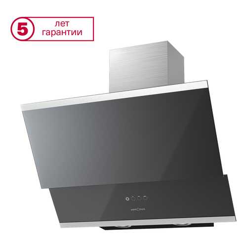 Вытяжка наклонная Krona Irma 600 Black/Silver в Залог успеха